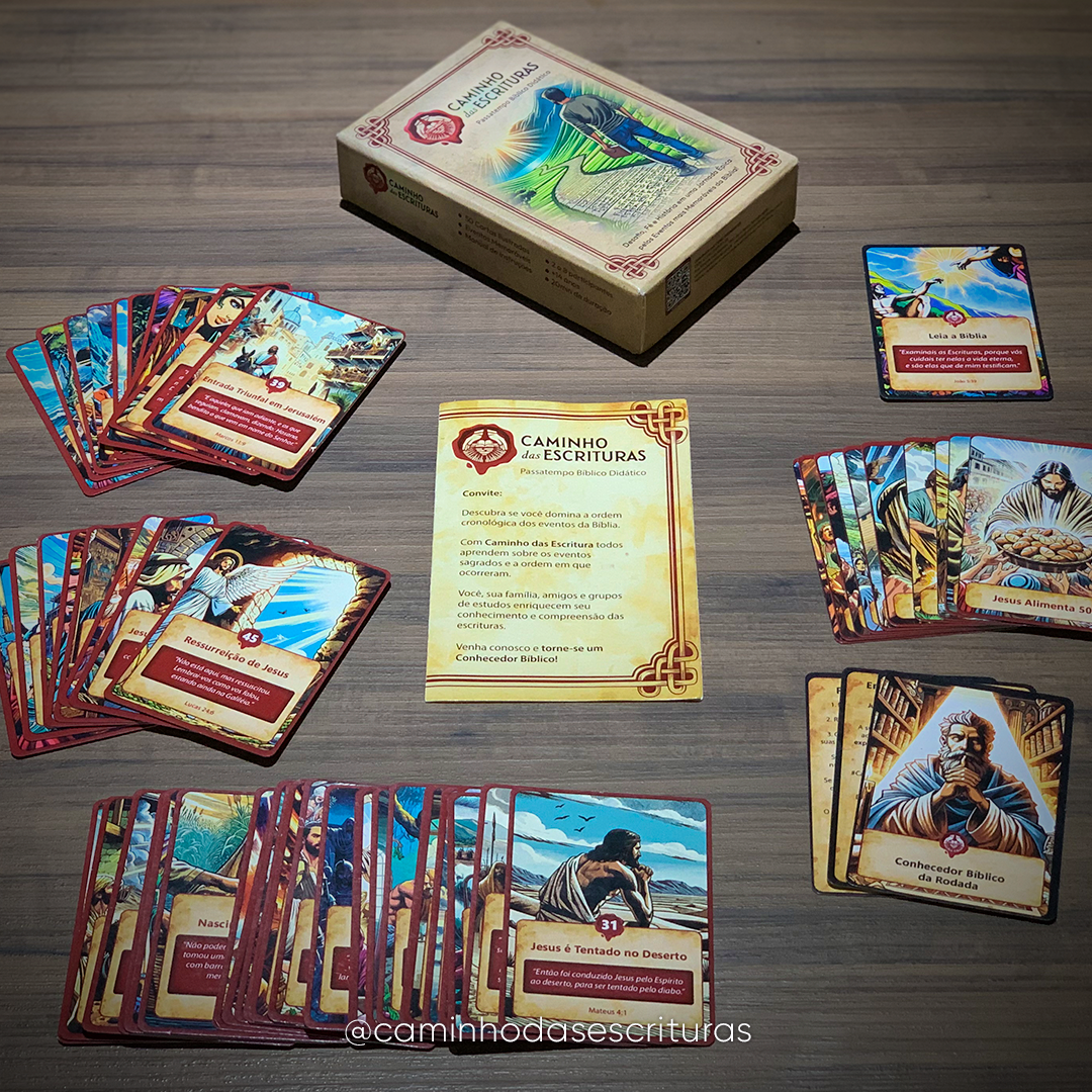 Família jogando Caminho das Escrituras